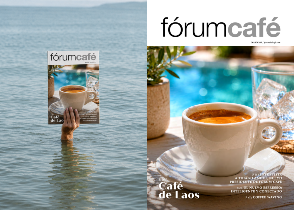 Portada de la Revista Fórum Café 105 especializada en café